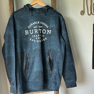 Burton dryride hoodie. Navy blue size men’s small. Helmet hood